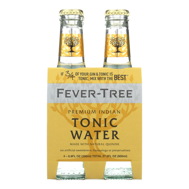 Fever-Tree Indian Tonic Water - 6 x 6.8 Fl Oz Glass  - Premium Quality