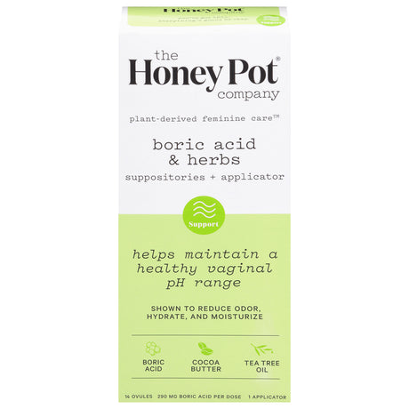 The Honey Pot Herbal Suppositories 7-Day - 14 Ct