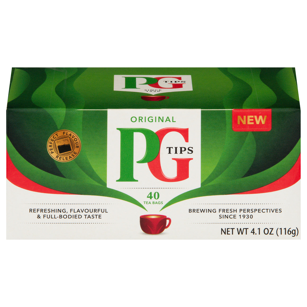 PG Tips Black Tea - 6 x 40 Bag - Natural Classic Blend
