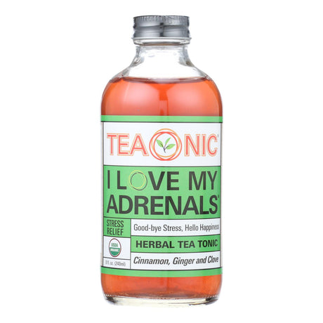 Teaonic I Love My Adrenals - Herbal Tea for Stress Relief - 6 x 8 fl oz