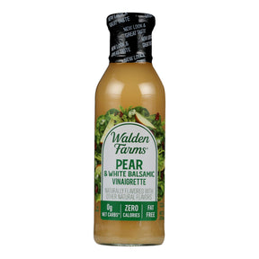 Walden Farms Pear Vinaigrette: Zero Calorie Balsamic Dressing (6 x 12oz)