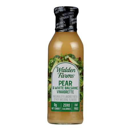 Walden Farms Pear Vinaigrette: Zero Calorie Balsamic Dressing (6 x 12oz)