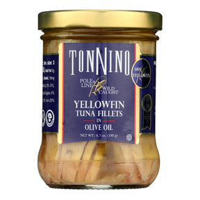 Tonnino Tuna in Olive Oil: Premium Italian, 6 Jars, 6.7oz - Gourmet Seafood