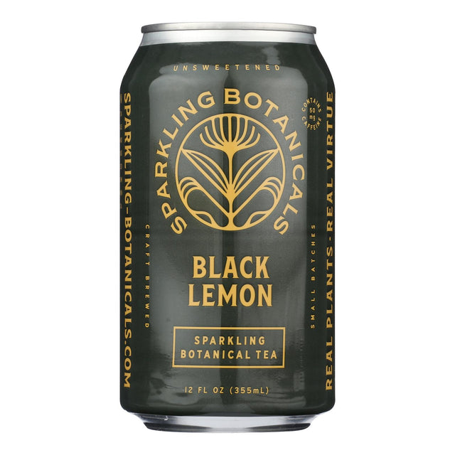Sparkling Botanicals Black Lemon Tea Rishi - 12  | Buy Now Online