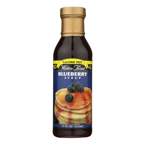 Walden Farms Blueberry Syrup - Pack of 6 (12 Oz ) - Sugar-Free & Calorie-Free