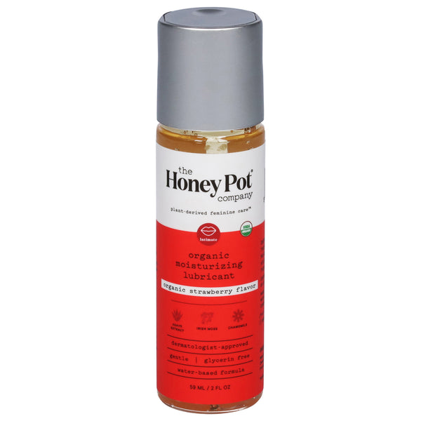 The Honey Pot Organic Water-Based Personal Lubricant Organic Straw -  2 fl oz