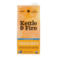 Kettle & Fire Low Sodium Chicken Broth - 8 x 32 oz Cartons