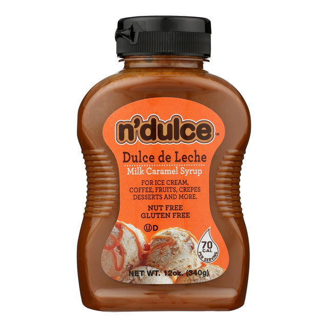 Gaucho Ranch Syrup Dulce De Leche (Pack of 6) - 12 Oz - Caramel Flavor