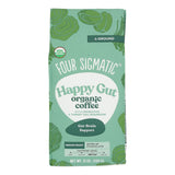 Four Sigmatic Happy Gut Ground Coffee - 10 oz - Pack of 8 - Mushroom Coffee for Gut Health