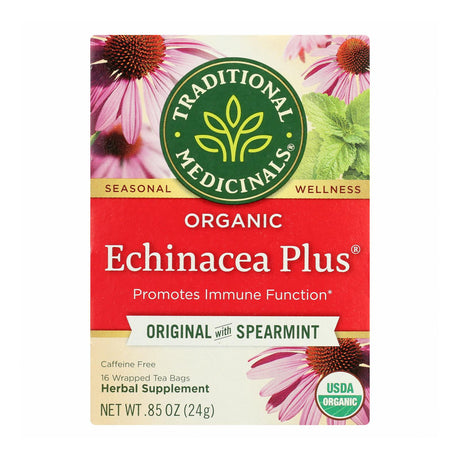Traditional Medicinals Organic Echinacea Plus Caffeine Free Tea - 16 Bags
