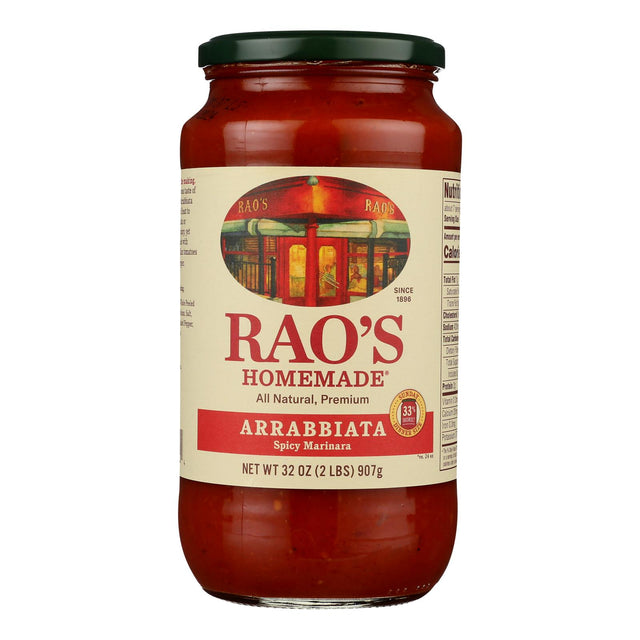 Rao's Arrabbiata Fra Diavolo Sauce - Spicy Tomato Sauce 6-Pack - Hot & Tasty