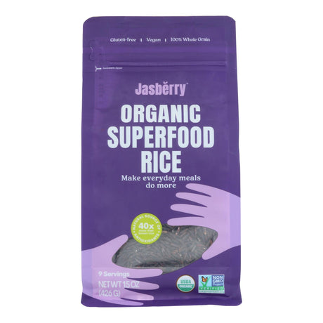 Jasberry Rice Superfood - 6 x 15 oz - High in Antioxidants