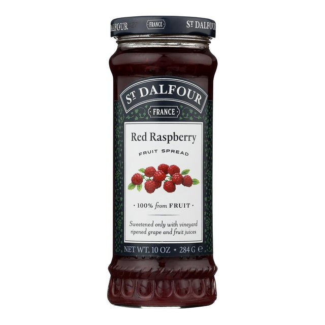 St Dalfour Red Raspberry Fruit Spread: Deluxe 100% Fruit, 6 Jars - Shop Now!
