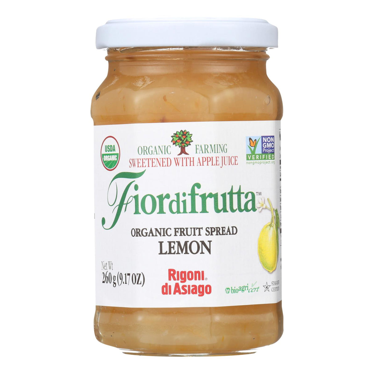 Fiordifrutta Organic Lemon Spread - (Pack of 6) - 9.17 Oz