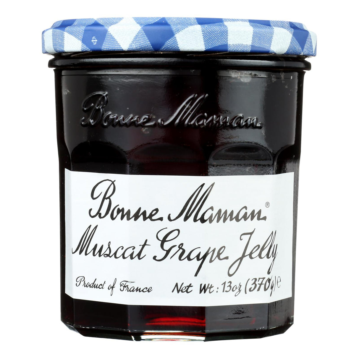 Bonne Maman Grape Jelly - 13 oz - Pack of 6 - All Natural Fruit Spread