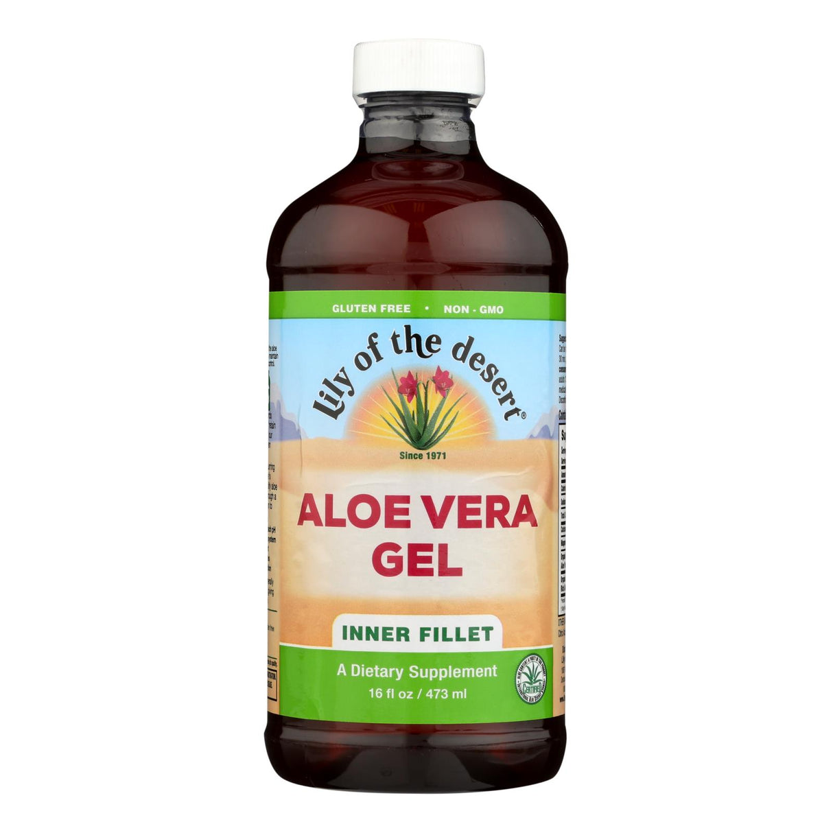 Lily Of The Desert Aloe Vera Gel 16oz: Soothe Skin & Digestion Relief