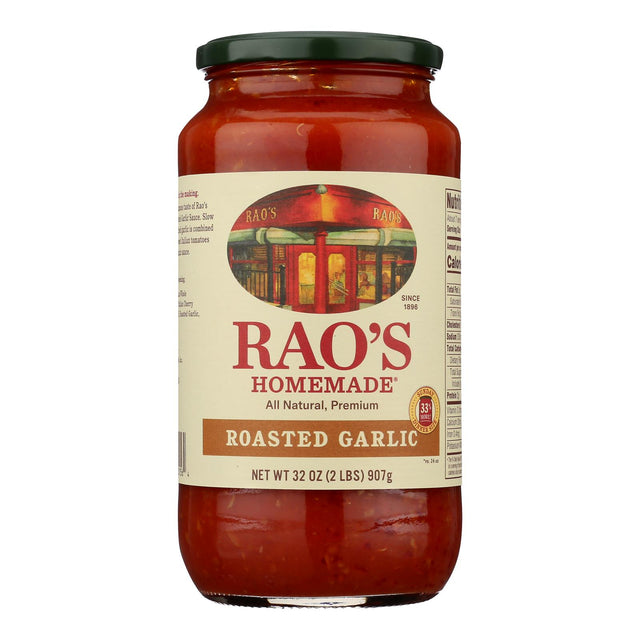Rao's Roasted Garlic Pasta Sauce, 6 Jars: Authentic Italian Tomato Sauce