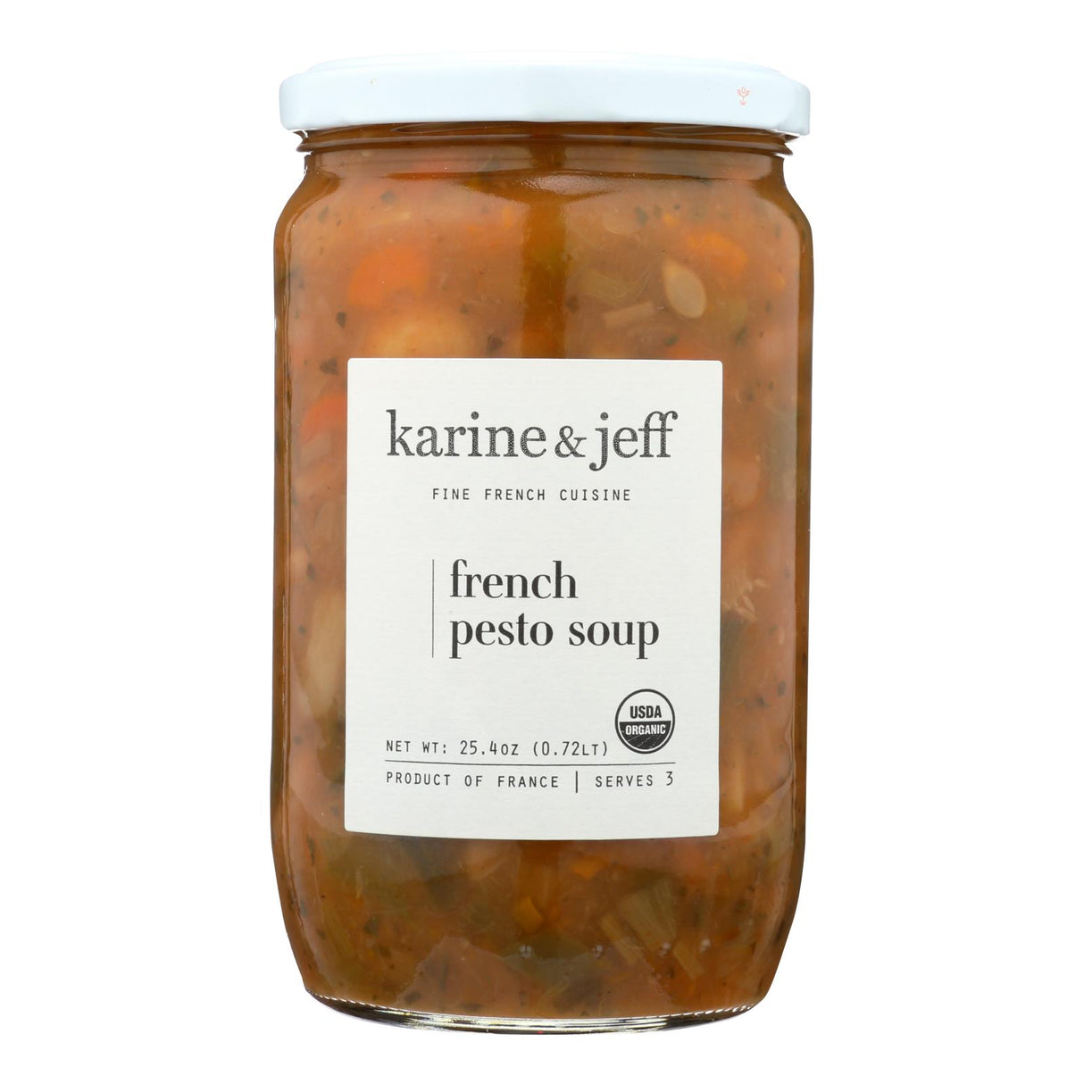 Karine & Jeff Organic Pesto Soup 6  | Gourmet French Soup s
