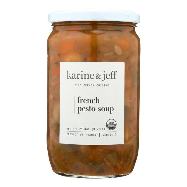 Karine & Jeff Organic Pesto Soup 6  | Gourmet French Soup s