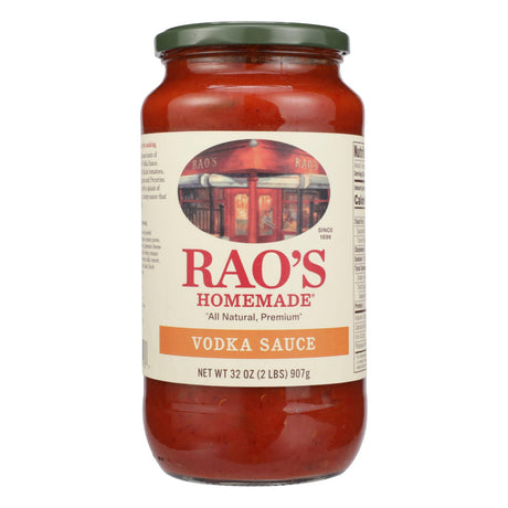 Rao's Vodka Sauce (6 Jars): Authentic Italian Pasta Sauce, 32oz - Ships Free