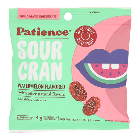 Patience Fruit & Co Organic Candy: Cranberry, Cherry & Watermelon - 24 Pouches
