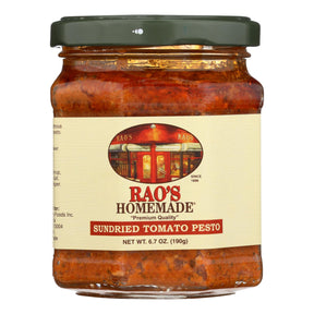 Rao's Pesto Sun Dried Tomato 6-Pack: Authentic Italian Flavor - 6.7 Oz