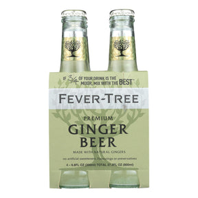 Fever-Tree Ginger Beer - 6 Pack - 6.8 Fl Oz  - Premium Quality Mixer