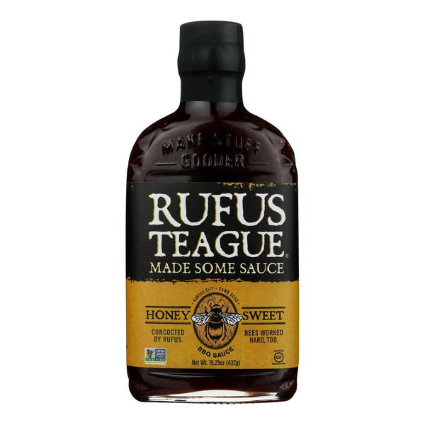 Rufus Teague Honey Sweet BBQ Sauce, 6 Bottles: Delicious BBQ Flavor!