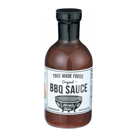 True Made Foods Vegetable BBQ Sauce (18 oz) - Pack of 6