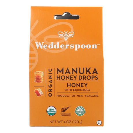 Wedderspoon Manuka Honey Drops Organic - 4 oz Single Pouch
