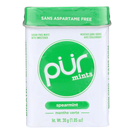 Pur Mint Spearmint Mints 12 Pack: Sugar-Free Gum Alternative - Best Price