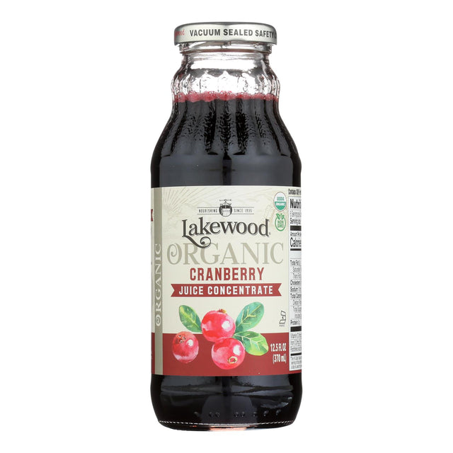 Lakewood Cranberry Concentrate Juice 12.5 Oz - Pure Cranberry Juice