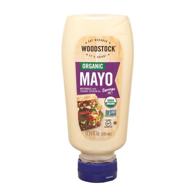 Woodstock Organic Mayo, 11.25 oz - Single Bottle