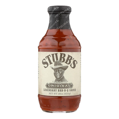 Stubb's Original BBQ Sauce, 6 Bottles, 18 oz - Authentic Texas Flavor