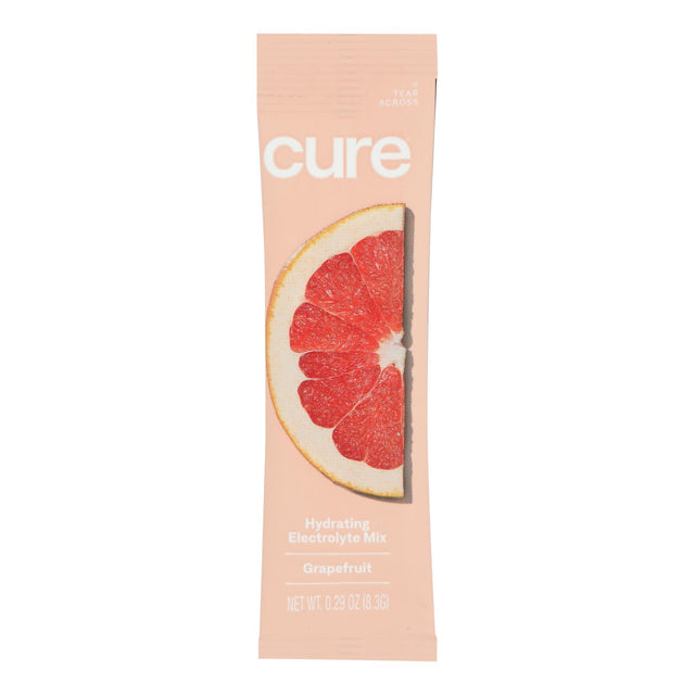 Cure Hydration Grapefruit Electrolyte Drink Mix - 1 Box (8/.29 Oz Packets)