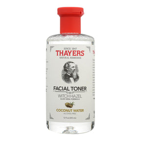 Thayers Natural Remedies Coconut Water Witch Hazel Facial Toner, Alcohol-Free, 12 fl oz