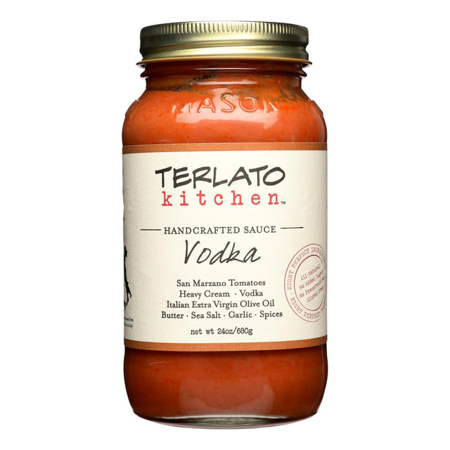 Terlato Kitchen Vodka Sauce, Handcrafted Tomato Sauce 24 Oz (Case of 6)
