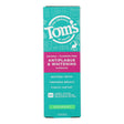 Tom's of Maine Fluoride-Free Whitening Toothpaste, Spearmint, 6-Pack.