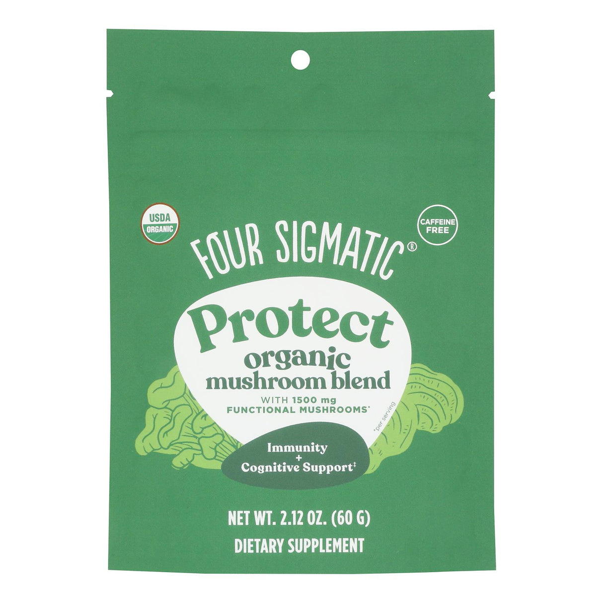 Four Sigmatic Mushroom Blend Protect - 2.12 Oz - Adaptogen & Antioxidant Drink Mix