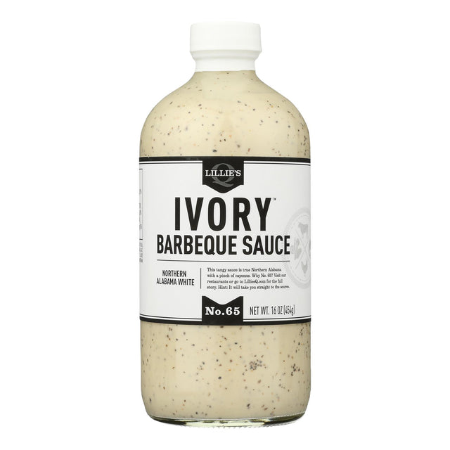 Lillie's Q Ivory BBQ Sauce 6 Pack - Tangy White BBQ Sauce - 16 oz Bottles