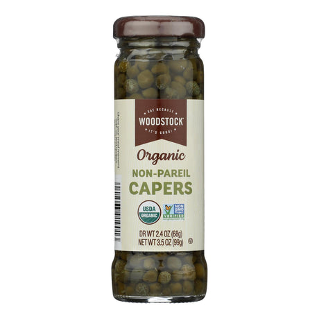 Woodstock Non-Pareil Capers - 3.5 oz  (Pack of 12)