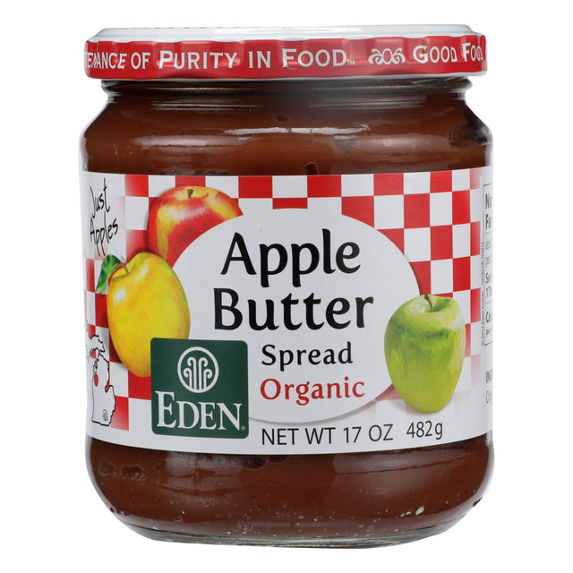 Eden Foods Organic Apple Butter Spread, 17 Oz - Pack of 12