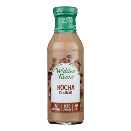 Walden Farms Sugar-Free Mocha Creamer: Case of 6 | Low Carb Coffee Flavor