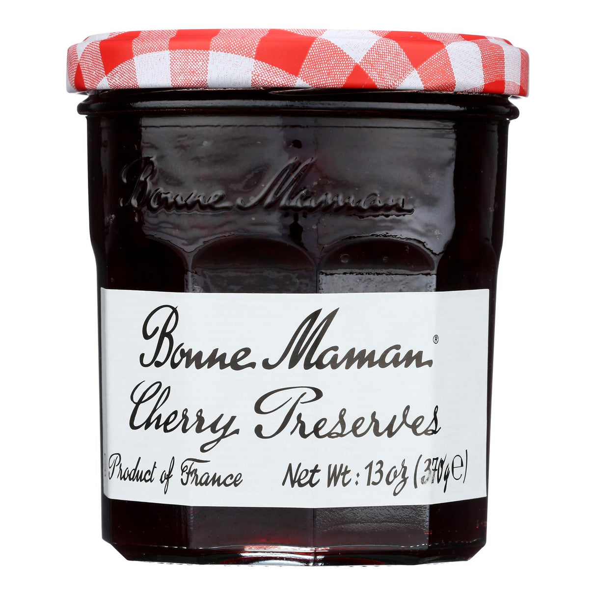 Bonne Maman Black Cherry Conserve (Pack of 6) - 13 Oz  - Premium Cherry Fruit Spread