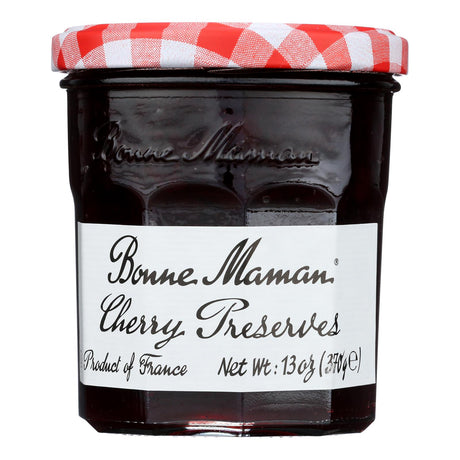 Bonne Maman Black Cherry Conserve (Pack of 6) - 13 Oz  - Premium Cherry Fruit Spread