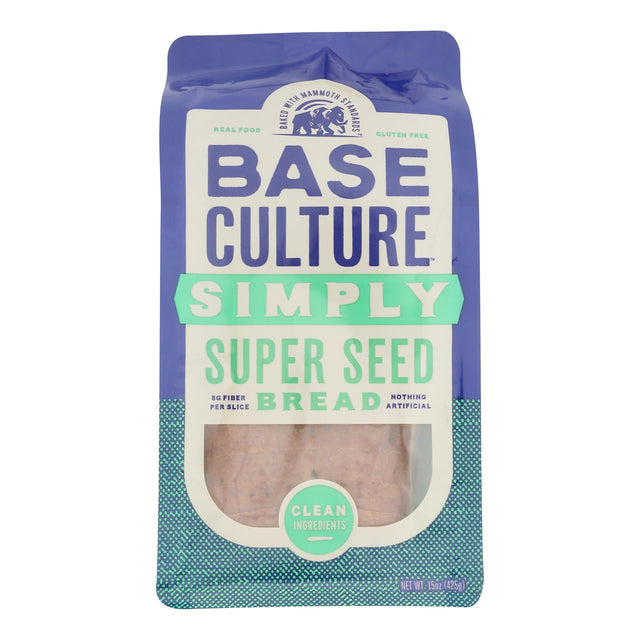 Base Culture Simply Bread Super Seed, 6 Loaves - 15 oz Each