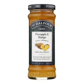 St Dalfour Pineapple Mango Fruit Spread 6-Pack | Natural Fruit Spread