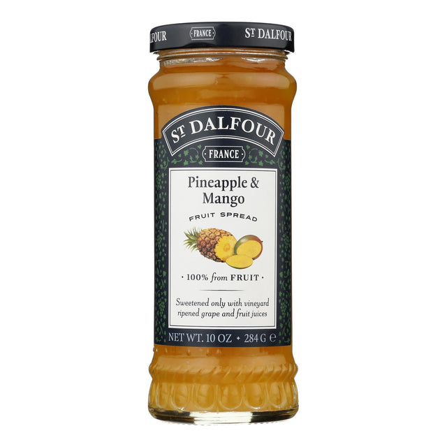 St Dalfour Pineapple Mango Fruit Spread 6-Pack | Natural Fruit Spread