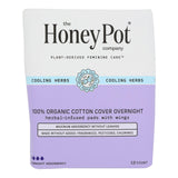 The Honey Pot Overnight Herbal Menstrual Pads - 12 Count