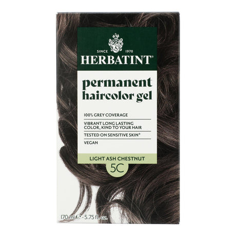 Herbatint 5C Light Ash Chestnut Hair Color - 5.75 fl oz